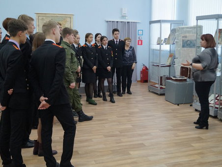 День в музее для российских кадет